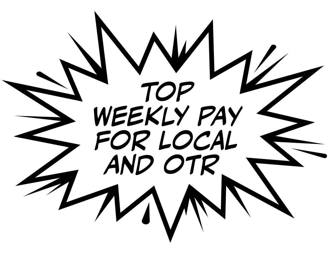 Secure guaranteed weekly minimum pay for OTR